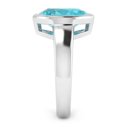 1.50 ct Neon Paraiba Gemstone Ring in 14 Karat White Gold