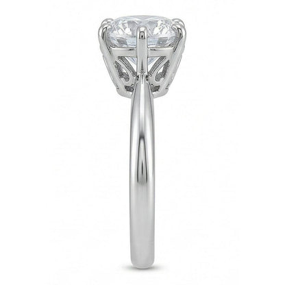 1.51 Ct. Round Natural Earth Mined Diamond Solitaire Ring White Gold 14K Jewelry