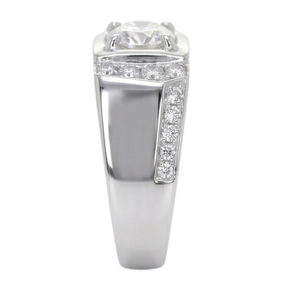 1.75 Carats Round Diamond Anniversary Ring White Gold 10K