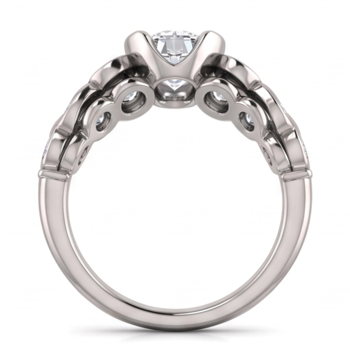 1.86 Ct. Round Brilliant Natural Earth Mined Diamonds Wedding Anniversary Ring