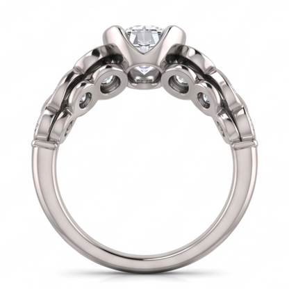 1.86 Ct. Round Brilliant Natural Earth Mined Diamonds Wedding Anniversary Ring
