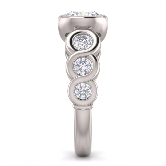 1.86 Ct. Round Brilliant Natural Earth Mined Diamonds Wedding Anniversary Ring