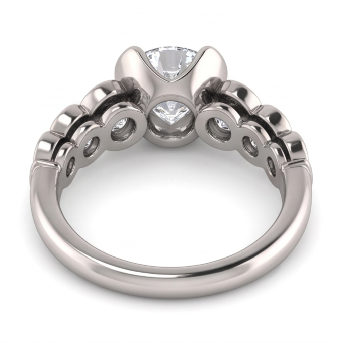 1.86 Ct. Round Brilliant Natural Earth Mined Diamonds Wedding Anniversary Ring