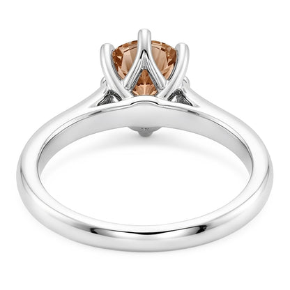 1 Carat Gemstone Natural Earth Mined Diamond Solitaire Anniversary Ring