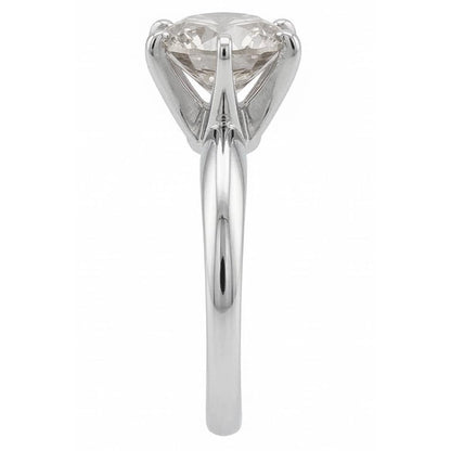 1 Carat Round Natural Earth Mined Diamond White Gold 14K Solitaire Engagement Ring New