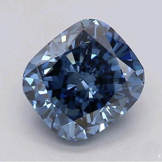 1.21 Ct Deep Blue Cushion Cut Loose Sapphire