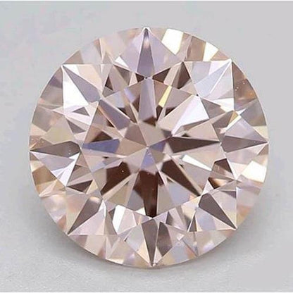 1.45 Ct Round Cut Intense Pink Loose Sapphire