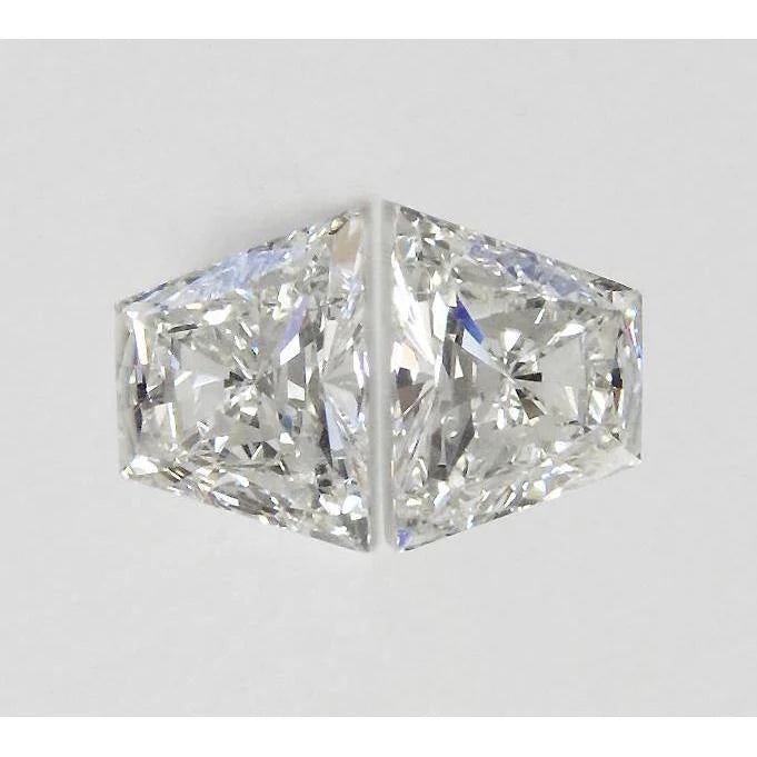 1.50 Carats G VVS1 Trapezoids Cut Loose Diamond Pair