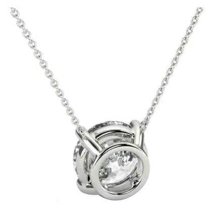 1.50 Cts. GIA CERTIFIED Lab Grown Diamond Jewelry Necklace Pendant White Gold