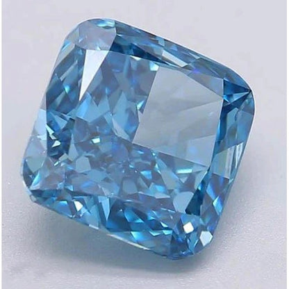 1.5 Ct Cushion Cut Vivid Blue Loose Sapphire