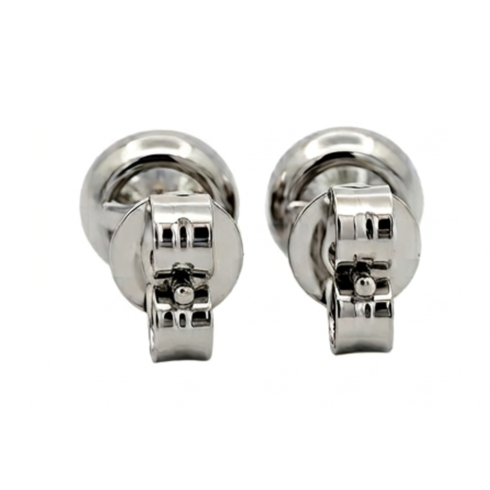 1.5 Carat Round Cut Lab Grown Diamonds Earring White Gold 14K