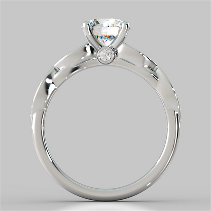 1.75 Carats Natural Earth Mined Diamond Anniversary Ring 14K White Gold