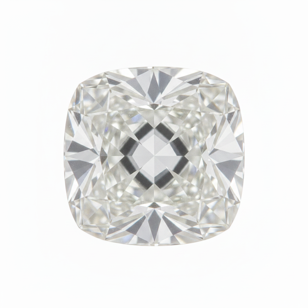 10 Carat Old Mine Cushion Cut Real Genuine Loose Diamond H VS1