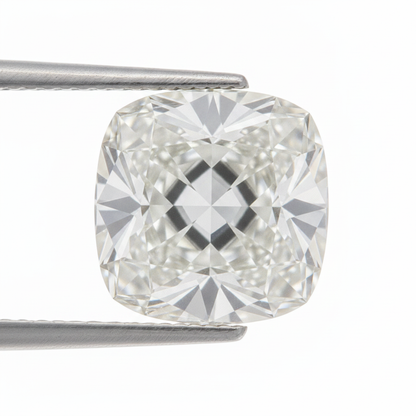 10 Carat Old Mine Cushion Cut Real Genuine Loose Diamond H VS1