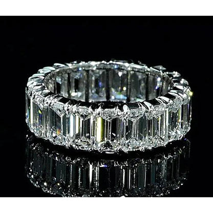 10 Carat Eternity Emerald Diamond Band
