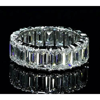 10 Carat Eternity Emerald Diamond Band