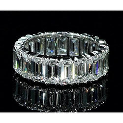 10 Carat Eternity Emerald Diamond Band