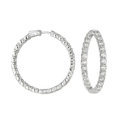 10 Carat Hoop Earrings Gold Accessory