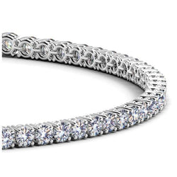 10 Carat Natural Diamond Gold Tennis Bracelet