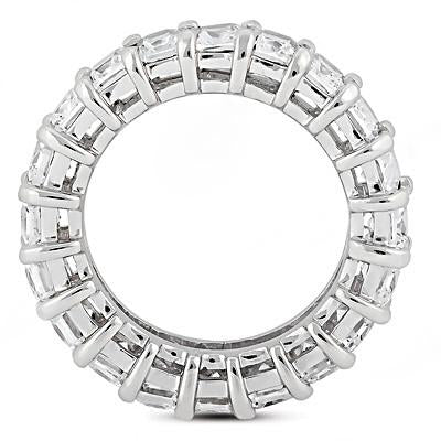 10 Carat Radiant Cut Eternity Diamond Ring 