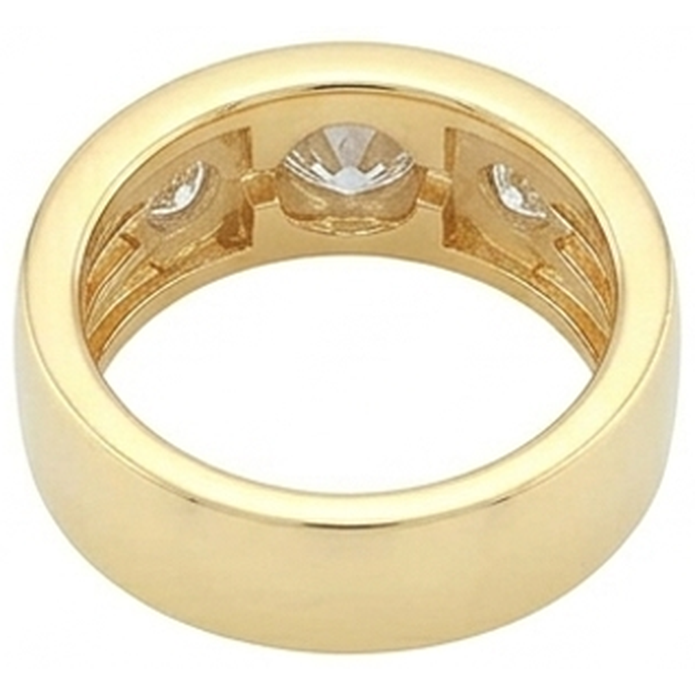 10K Yellow Gold 1 Ct Men's Diamond Ring Jewelry New