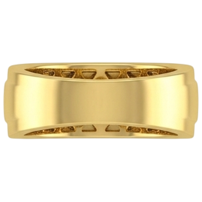 10K Yellow Gold 2 Ct Men's Lab Grown Diamond Ring Jewelry New