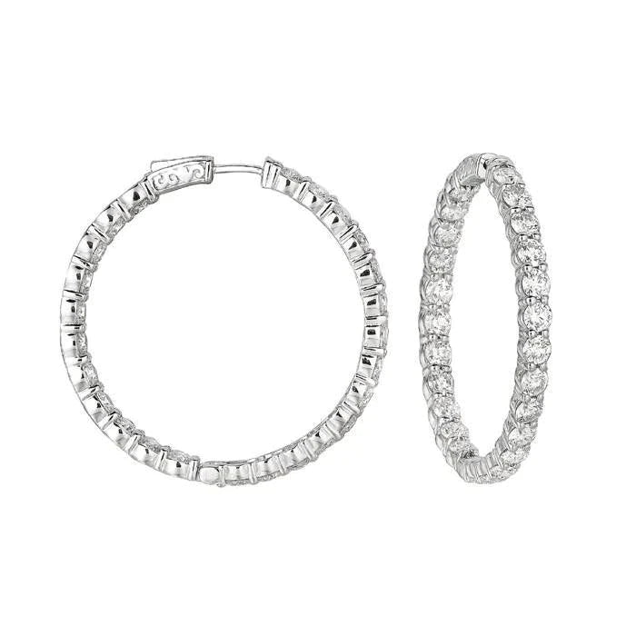 10 Carat Hoop Earrings Gold Accessory 