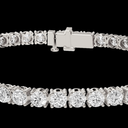 10 Carat Lab Grown Diamonds 14K Tennis Bracelet White Gold