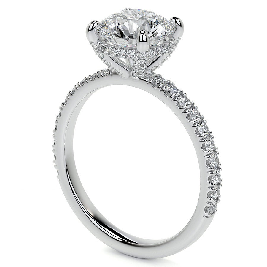 Real  8 Carat Old Cut Diamond Ring