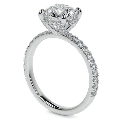 Real  8 Carat Old Cut Diamond Ring