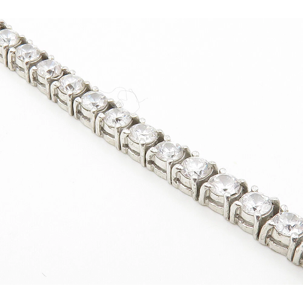 10 Carats Round Cut Lab Grown Diamonds Women Tennis Bracelet