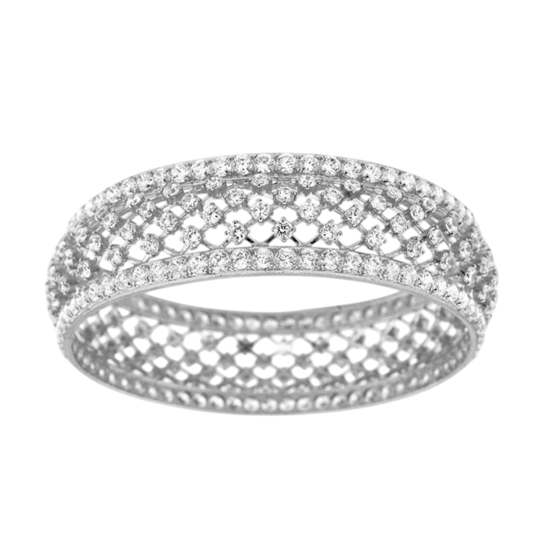 10 Carats Round Real Natural Earth Mined Diamond Bangle Gold Jewelry New