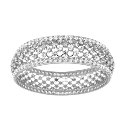 10 Carats Round Real Natural Earth Mined Diamond Bangle Gold Jewelry New