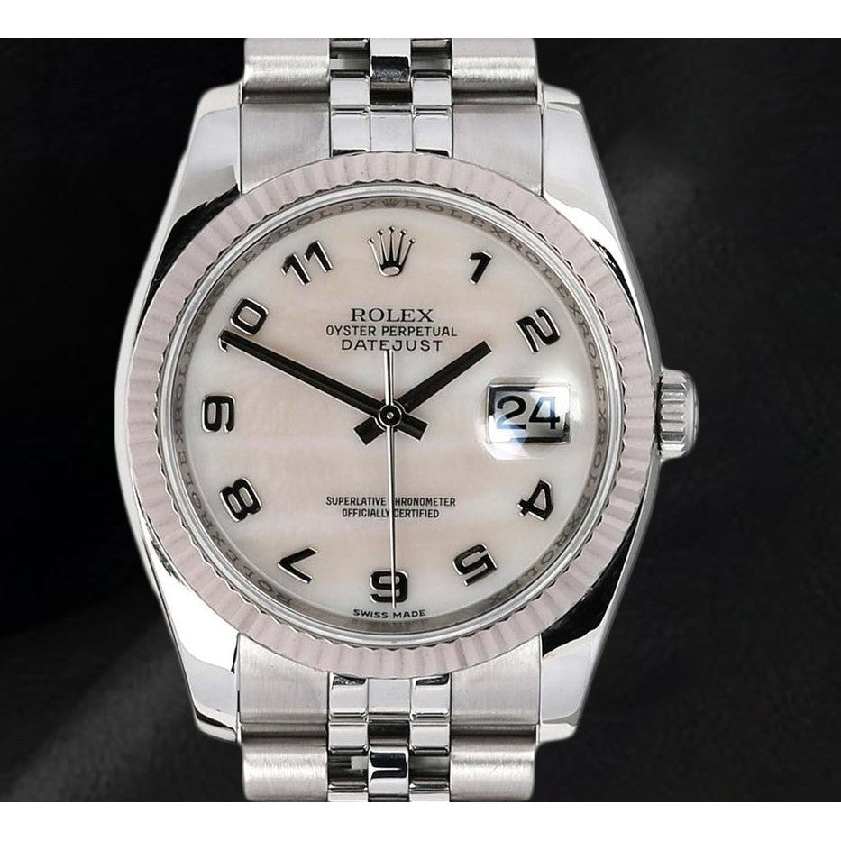 Rolex White MOP
