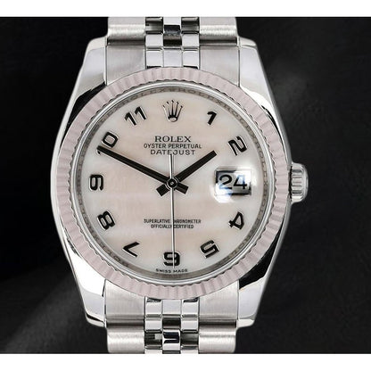 Rolex White MOP