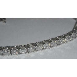 Real  11 Carat Diamond Tennis Bracelet For Women