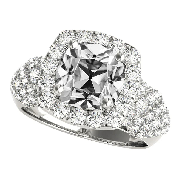 11 Carat Halo Luxury Big Lab Grown Diamond Ring