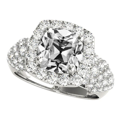 11 Carat Halo Luxury Big Lab Grown Diamond Ring