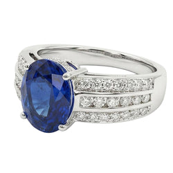 12 Carat IGI CERTIFIED Sapphire Engagement Ring