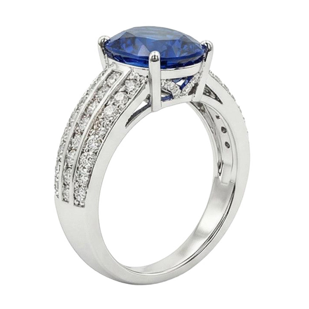 12 Carat IGI CERTIFIED Sapphire Engagement Ring