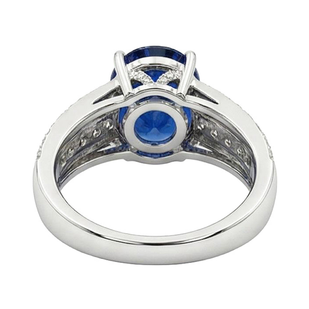 12 Carat IGI CERTIFIED Sapphire Engagement Ring