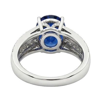 12 Carat IGI CERTIFIED Sapphire Engagement Ring
