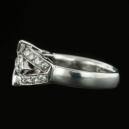 12 Carat Marquise Natural Earth Mined Diamond Women's Ring
