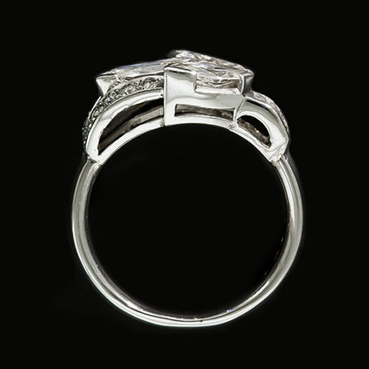 12 Carat Marquise Natural Earth Mined Diamond Women's Ring