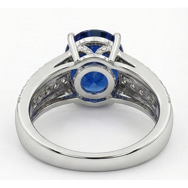 12 Carat Natural Sapphire Engagement Ring