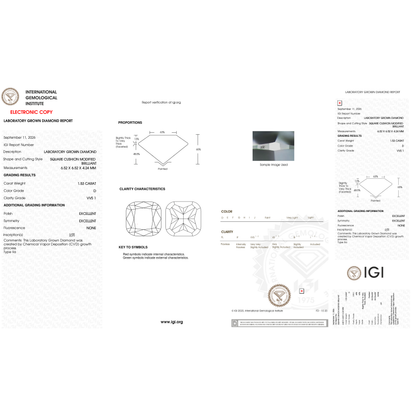 IGI Certificate