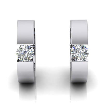 Diamond Huggies Earrings For Women
