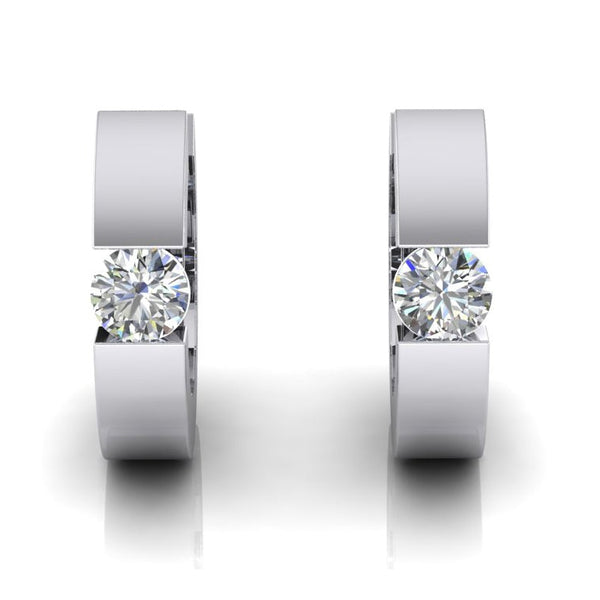 Diamond Huggies Earrings For Women