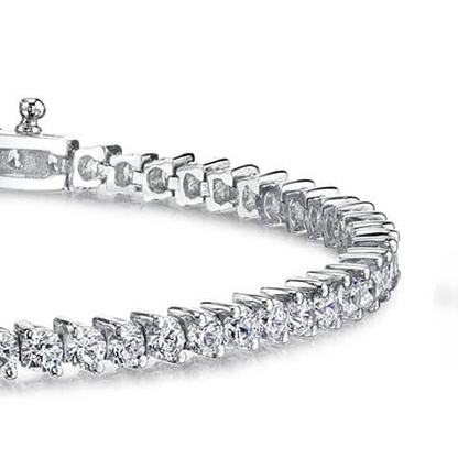 15 Carat Women's Lab Grown Diamond Gold Bracelet