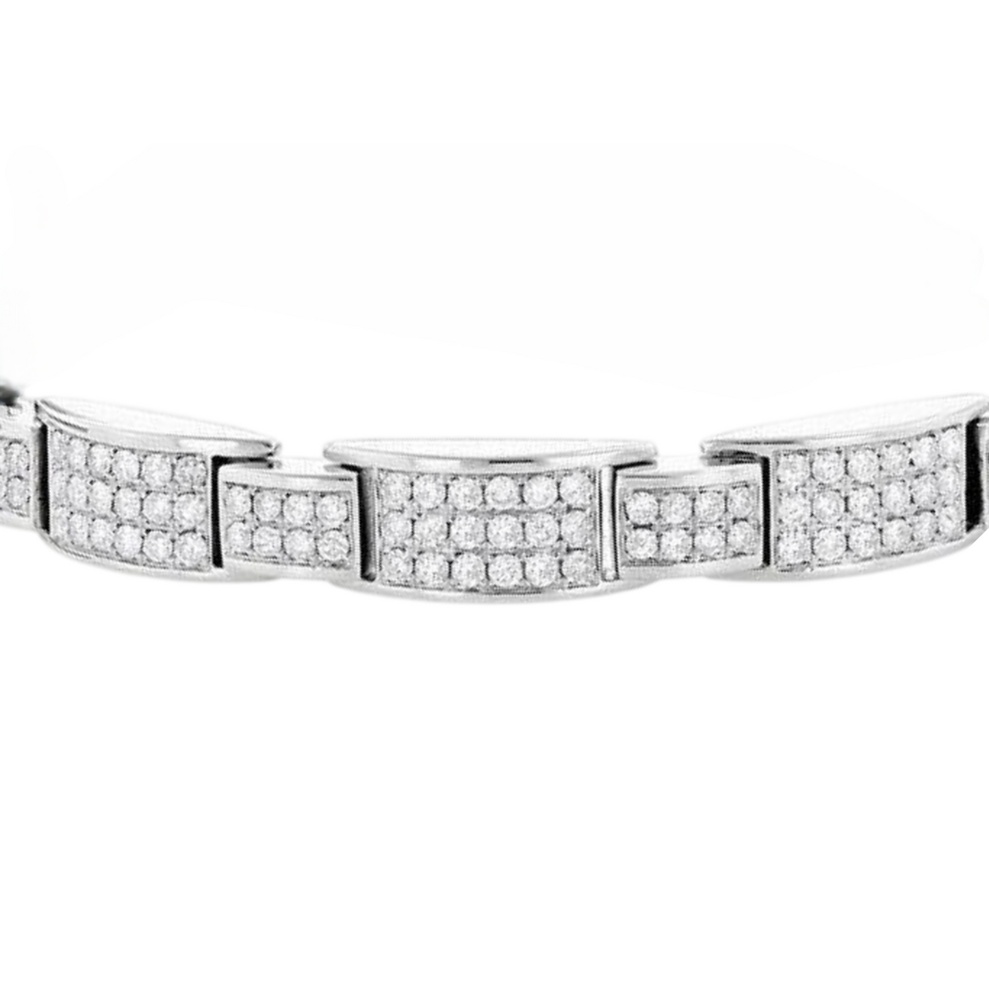 15 Carats Lab Grown Diamond Tennis Bracelet Mens Gold Jewelry New